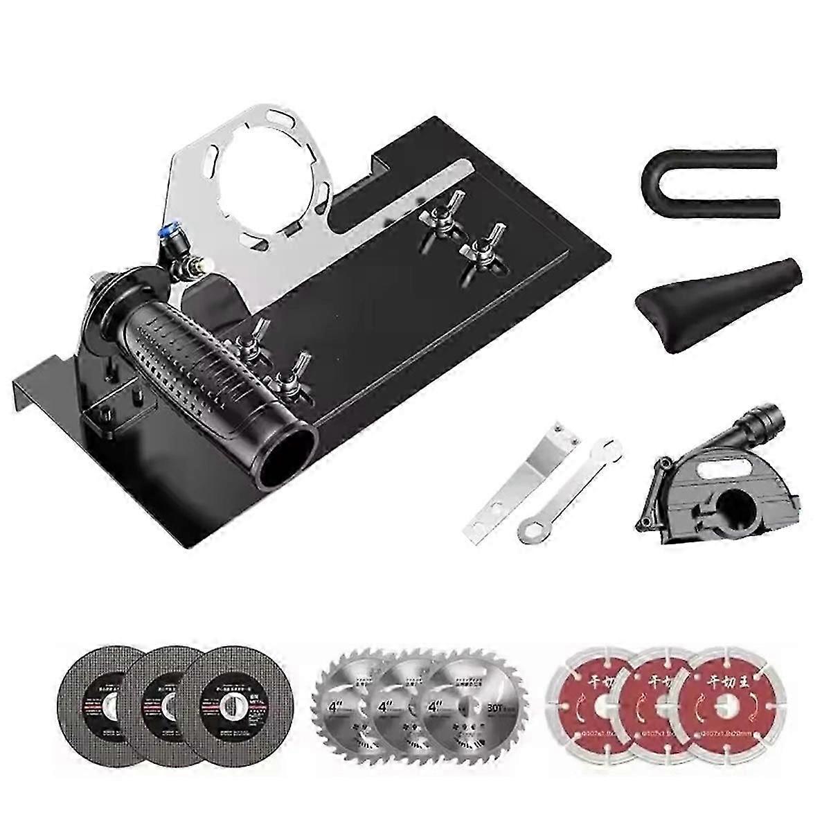 Angle Grinder Cutting Tiles Stand 100-125type Attachment Stone Trimming Bracket Support Tools, Set A