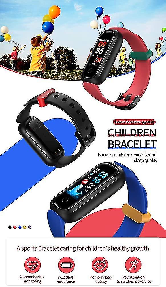 Fitness Tracker Watch For Kids Age 5+, Ip68 Waterproof Activity Tracker With