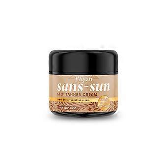 Crema abbronzante lucida e scura Wiyun Sun-Free, protegge e idrata la pelle, mantiene la pelle morbida e liscia, crema scura Herbal Essence