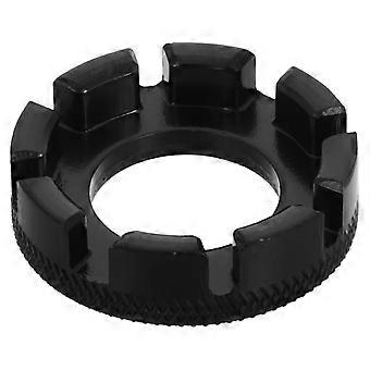 Chave de raio de bicicleta para alinhamento de rodas ajustável, feita de ferro resistente.