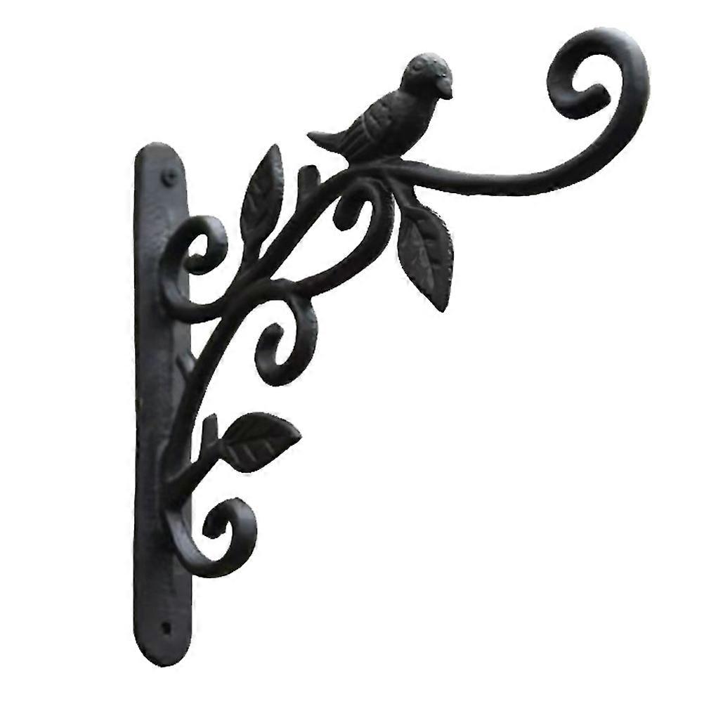 Metal Lantern Hook Wall Mount Bracket for Storage 1Pcs Black