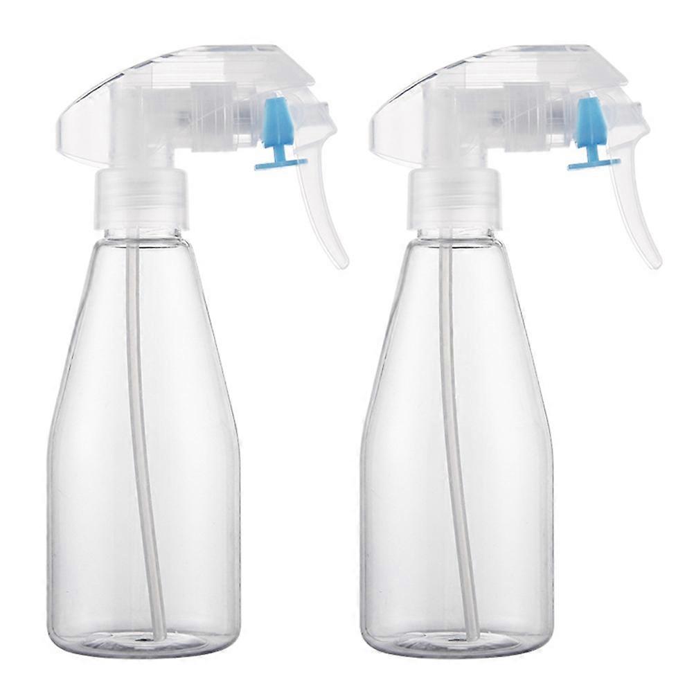 Plastic Spray Bottles for Storage Handheld Transparent 2Pcs Container