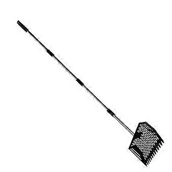 Poop Shovel Chicken Coops Rakes Retractable Cats Litter Scoops Chicken Coops Cleaning Tool Garden Separating Poop&Debris Multicolor