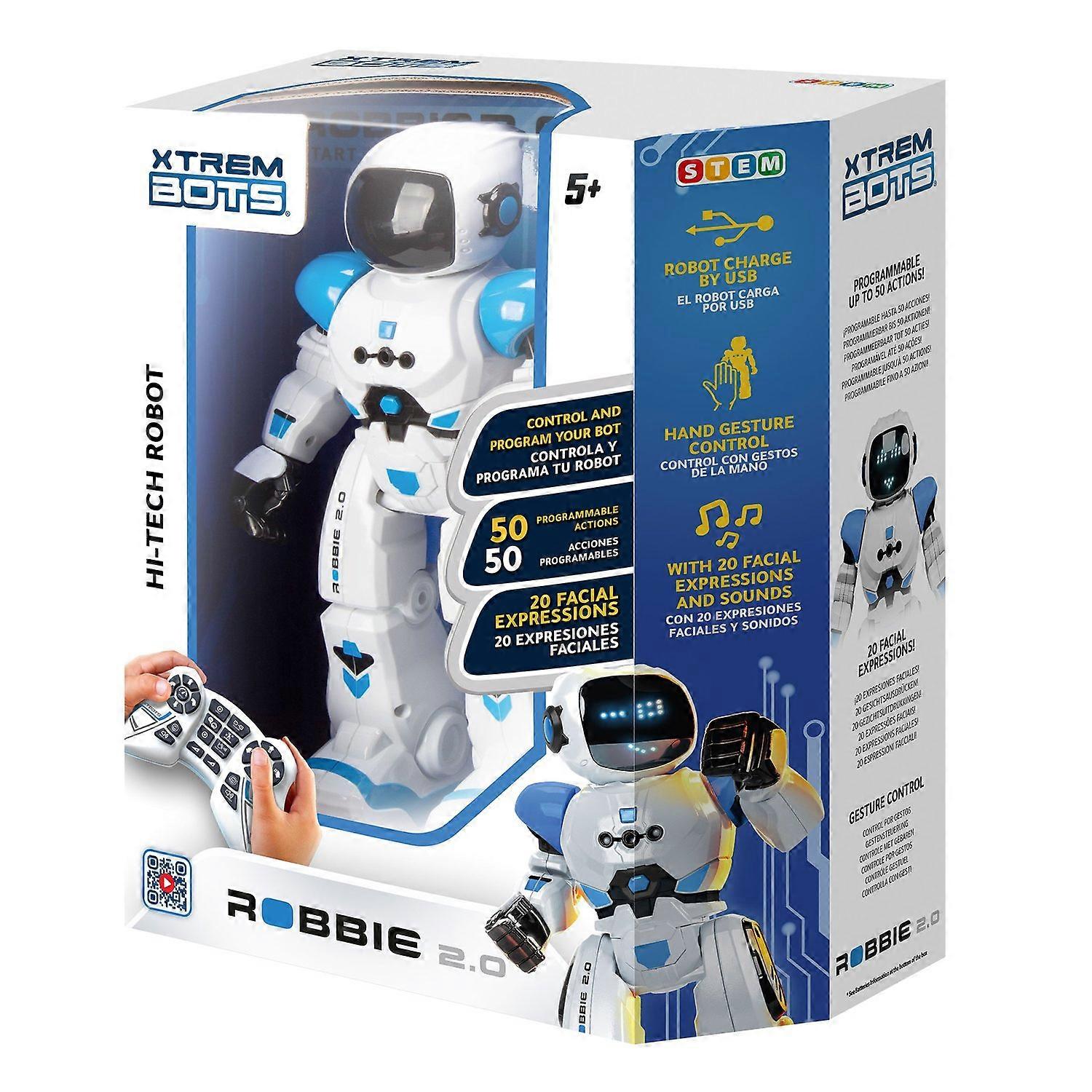 Robot interactivo Xtrem Bots Robbie Bot 2.0
