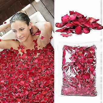 1 Pack Dried Rose Petals Natural Flower Bath Spa Whitening Shower Dry Rose Flower Petal Bathing Relieve Fragrant Body Massager
