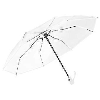 Compact Clear Umbrella for Travel Automatic Folding Umbrella Transparent Umbrella Lightweight Umbrella Portable Umbrella