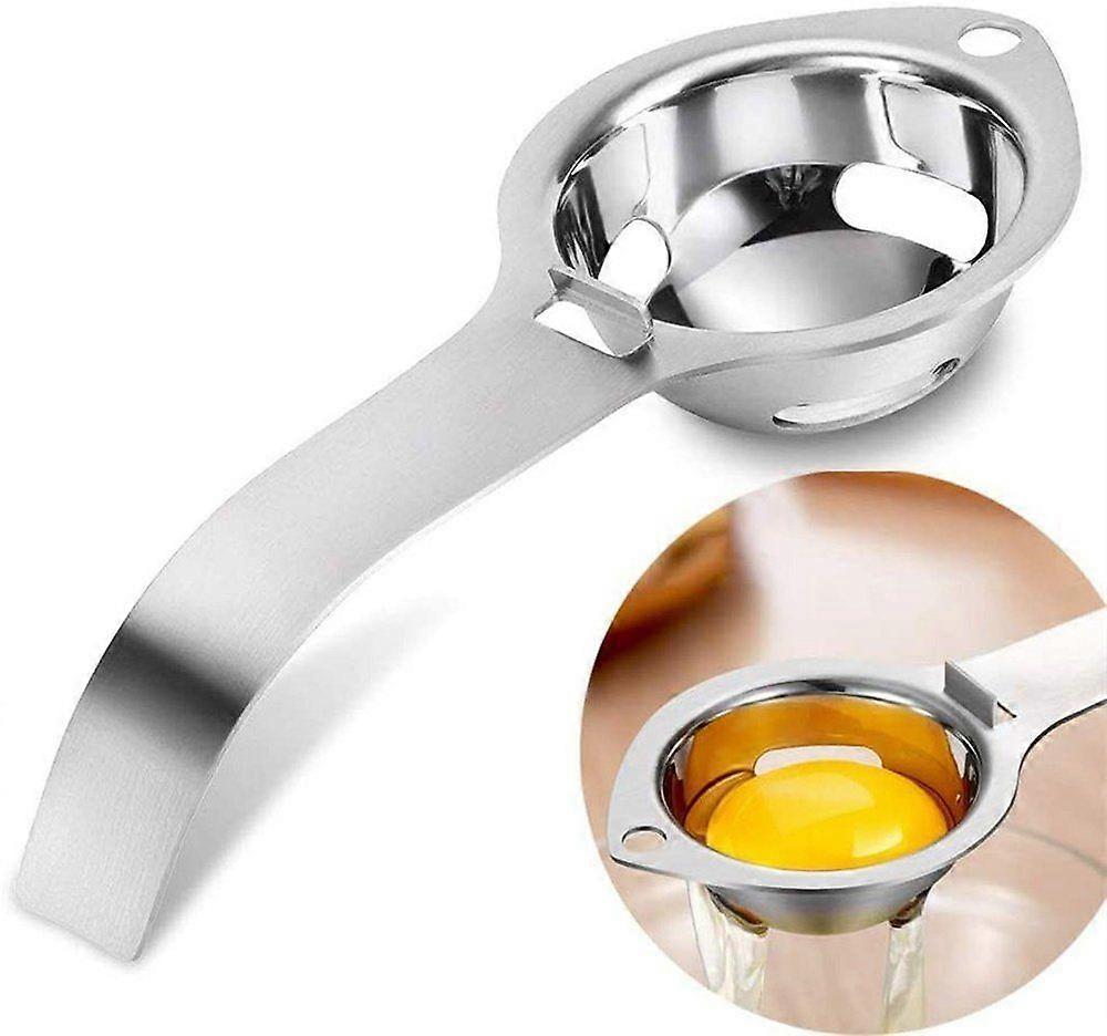 304 rustfritt stål egg separator langt håndtak egg sil