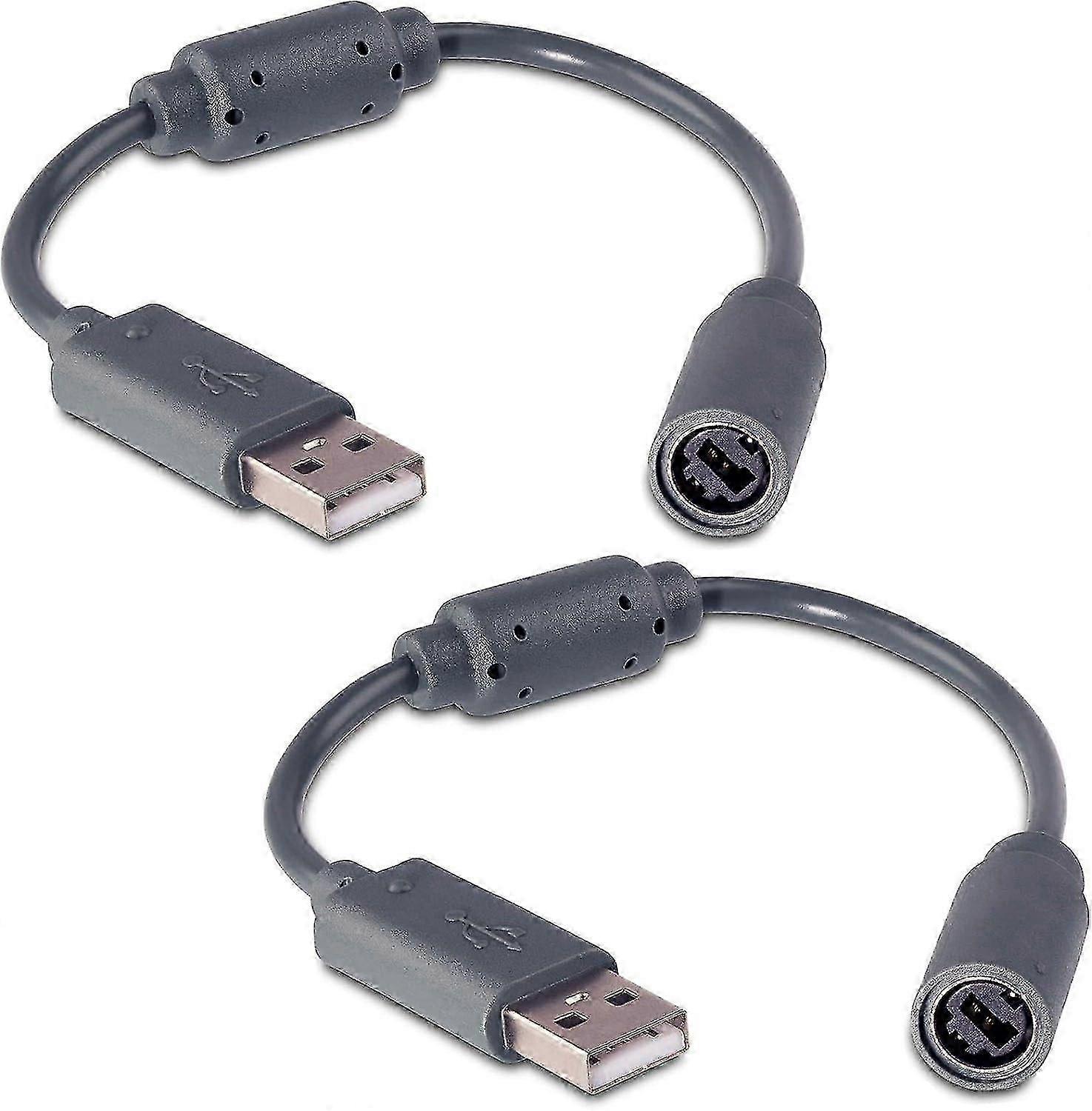 2-Pack XBOX360 Guitar Hero Wired Controller USB Breakaway Cable Cord