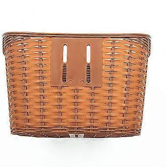 Bike Handlebar Basket Front Handlebar Basket for Bike Use 1Pcs Durable Plastic