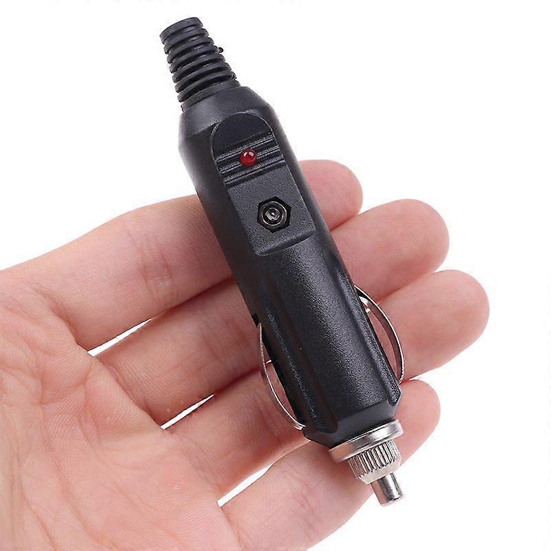 12V 24V car cigarette lighter plug with light without wire socket converter