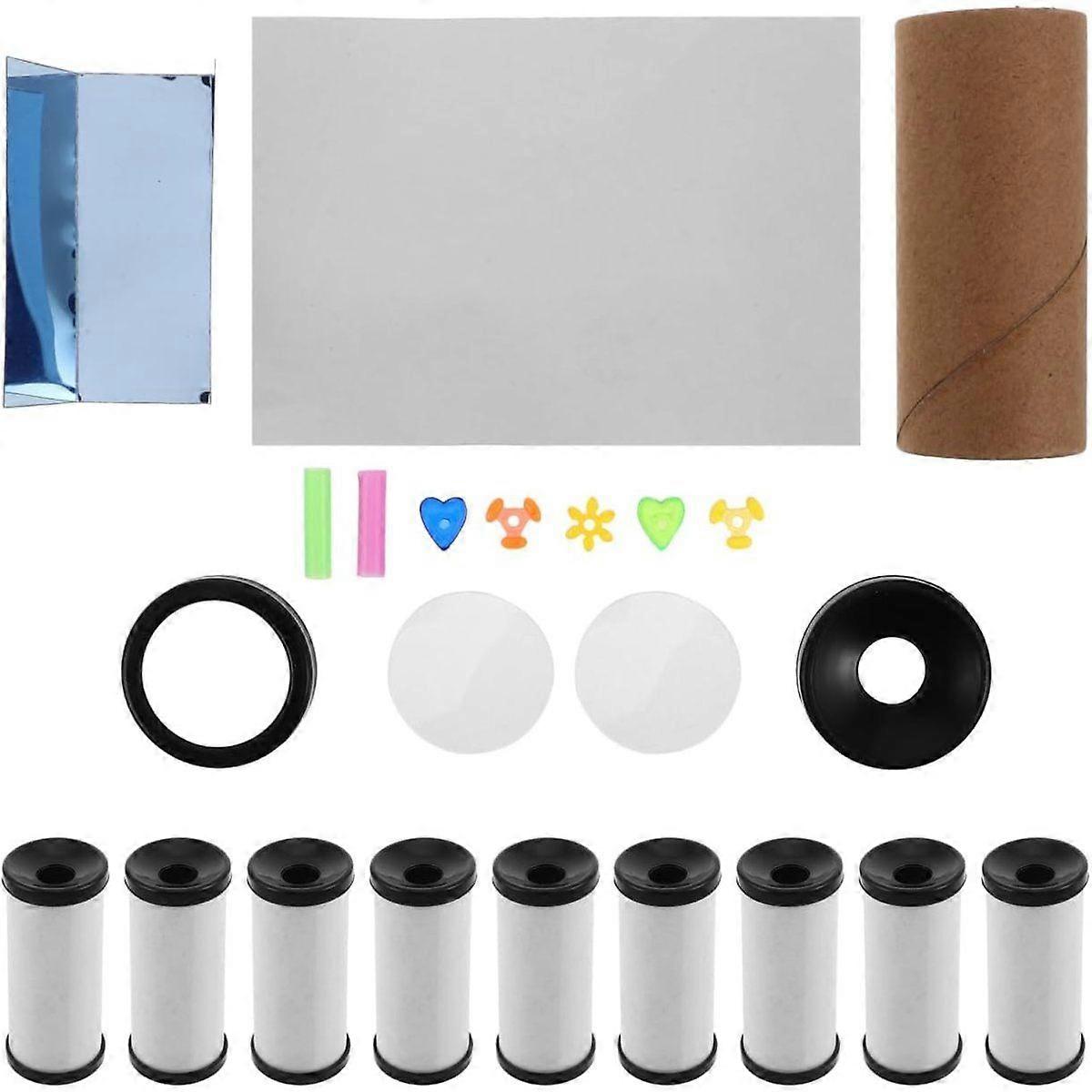 Kit kaléidoscope pour enfants, petit jouet créatif portable et éducatif de 7,5 cm (2,95 pouces), idéal pour les enfants.