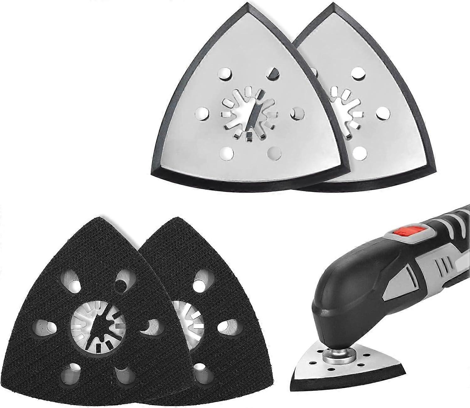 4pcs triangular sander pad, triangular sander pad, parkside multi-tool accessory, triangular sander pad, triangular sander pad (93mm)