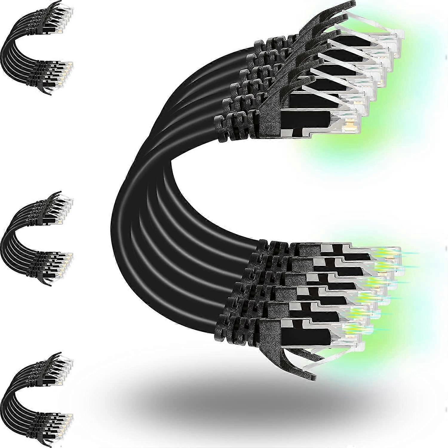 Cavi patch Cat6 1ft 24 Pack, cavo patch Ethernet 10g, cavo patch Cat 6