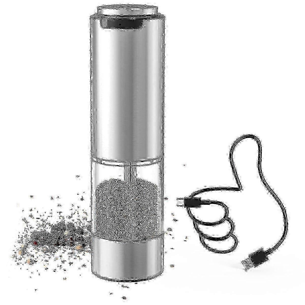 Rechargeable Electric Pepper Mill Adjustable Coarseness