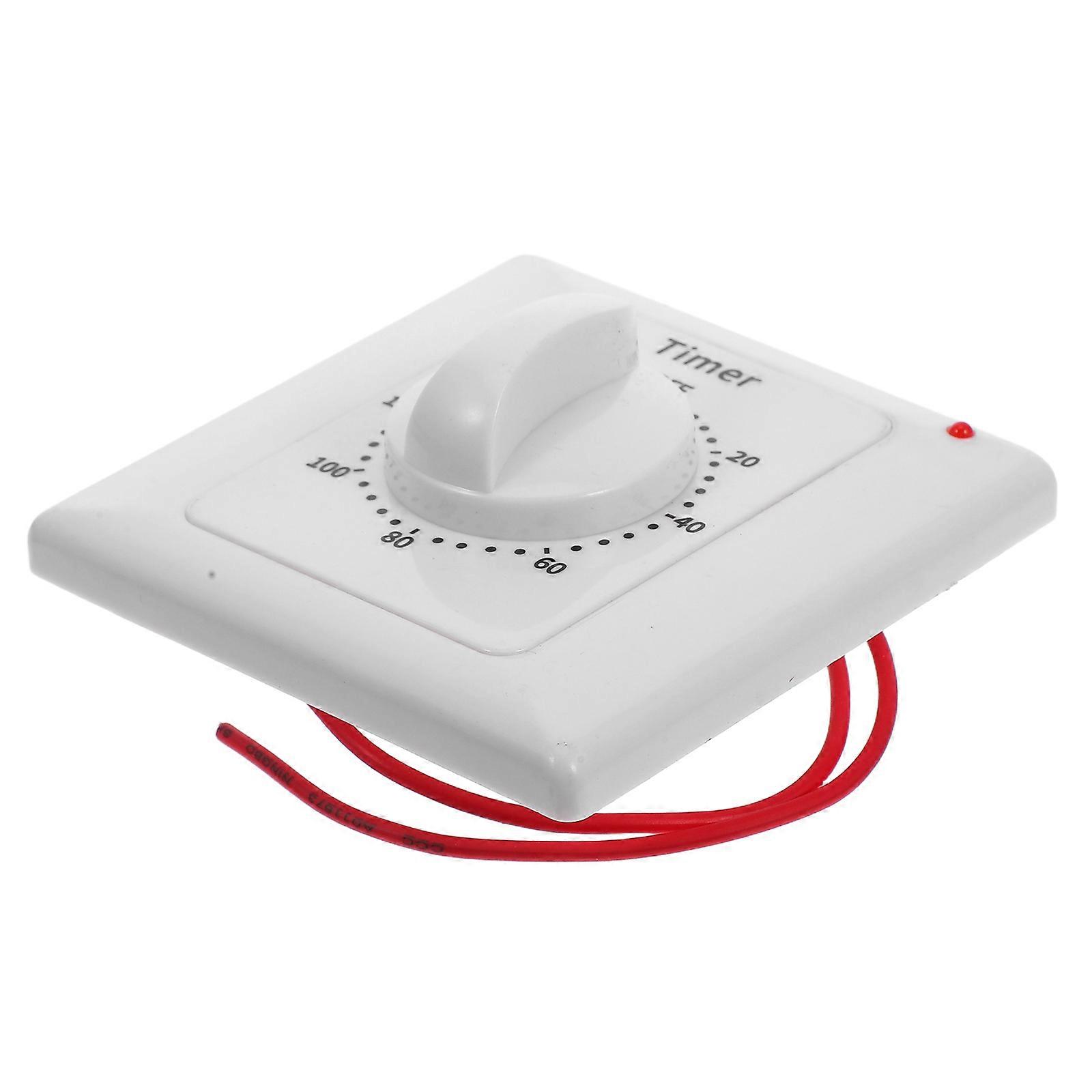 Timer Switch for Lights Indoor Light Timer Mechanical Electric Timer Switch Countdown Timer Wall Timer Switch Light Timer Switch Electrical Outlet Tim