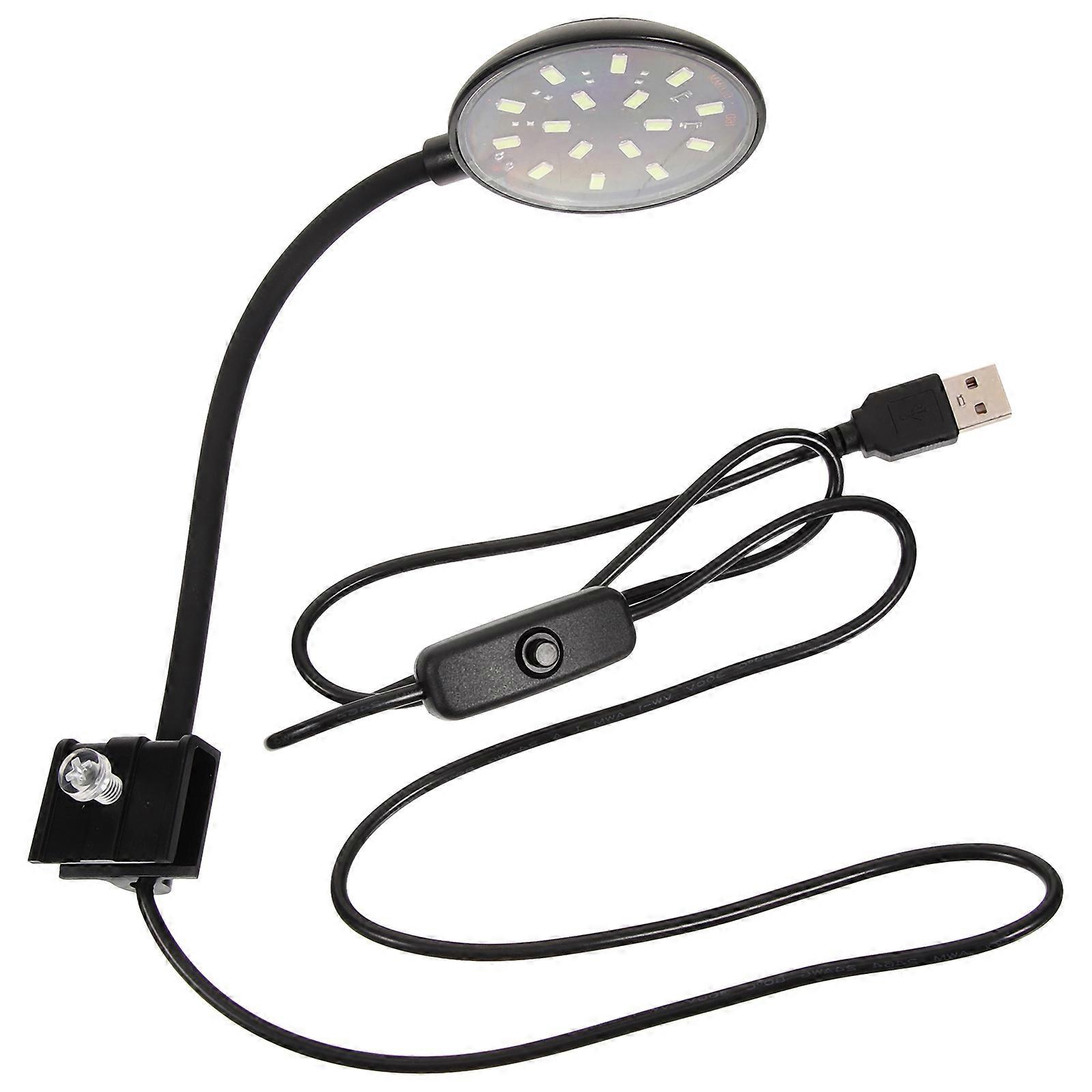 תאורת אקווריום מסוג LED עם קליפס לשימוש קומפקטי