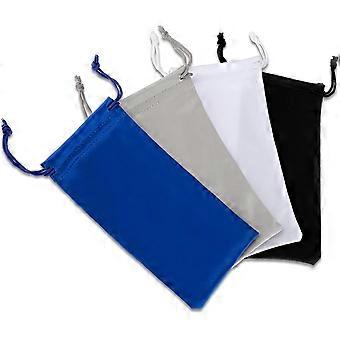 4 Pcs Sunglass Bag Pouch Microfiber Dustproof Sunglasses Sleeve Storage Pouch Soft Sunglasses Organizer Cloth Bag Eyeglasses Eyewear Carrying Case
