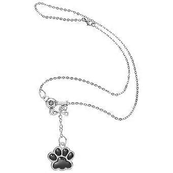 Dog Pendant Necklace Silver Alloy Necklace for Couples 5Pcs Cartoon