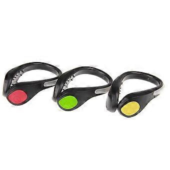 2Pcs LED Shoe Light Clips Weather Resistant Bright Flashing Night Safety Gear for Runners Bikers Joggers Walkers Dog Walkers