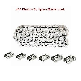415 Chain Heavy Duty compatible with 2-Stroke 49cc 66cc 80cc Motorized Bicycle Bike DH415 110L