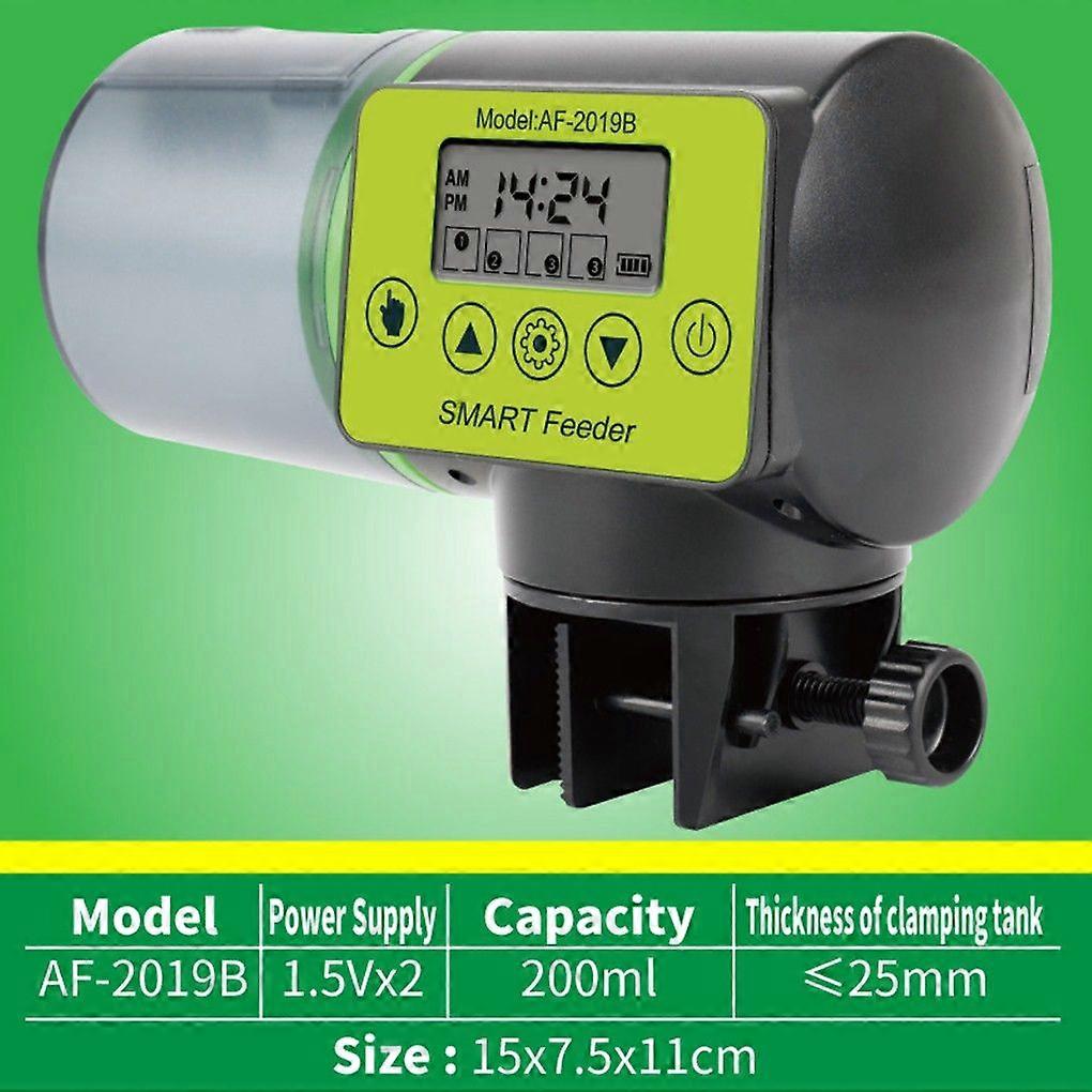 Automatic Fish Feeder Aquarium Digital Fish Tank Electric Plastic Timer