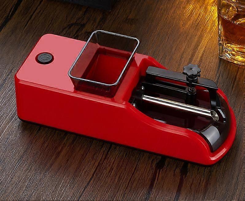 Cigarette Rolling Machine Electric Automatic Injector Mini Tobacco RollerRed