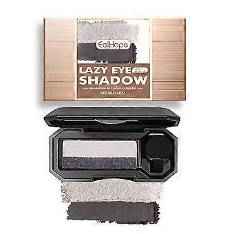 2pcs Mushroom Eyeshadow Series, Natural Color Display Pearl Matte Beginner Daily Makeup Glitter Eyeshadow
