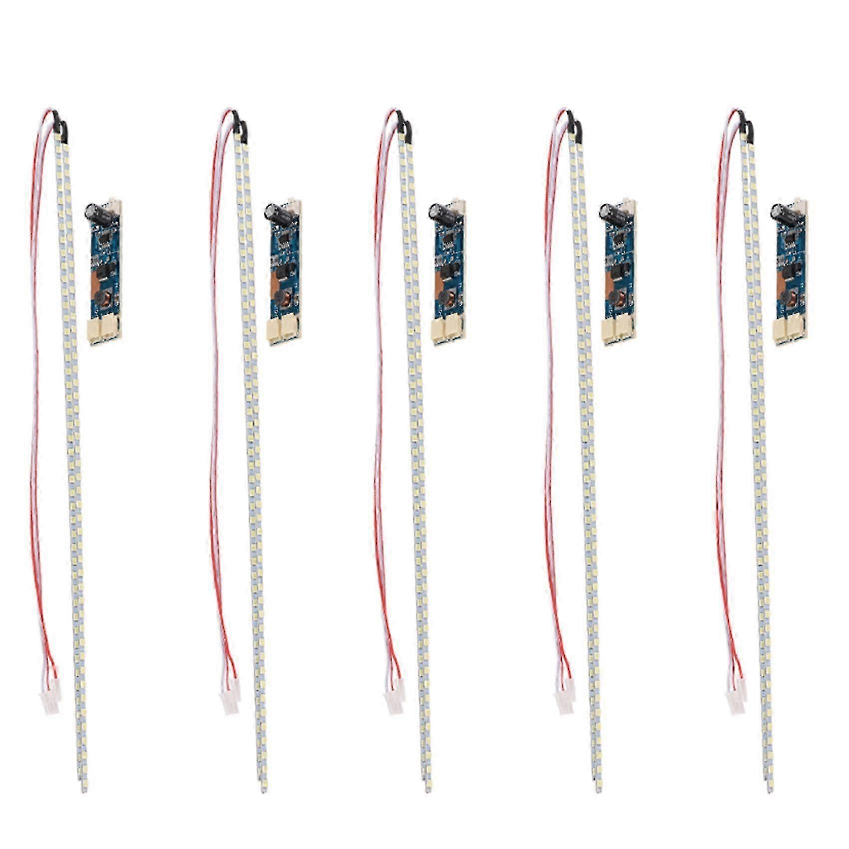 5pcs 315mm 15 Inch LCD Widescreen Dimmable Adjustable LED Lights Backlight Strip Kit