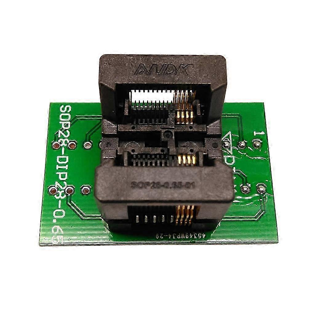 TSSOP to DIP Converter Programmer Adapter Socket Compatible with SSOP8 and TSSOP8, 0.65MM Pitch IC Socket for Chip Testing and Debugging