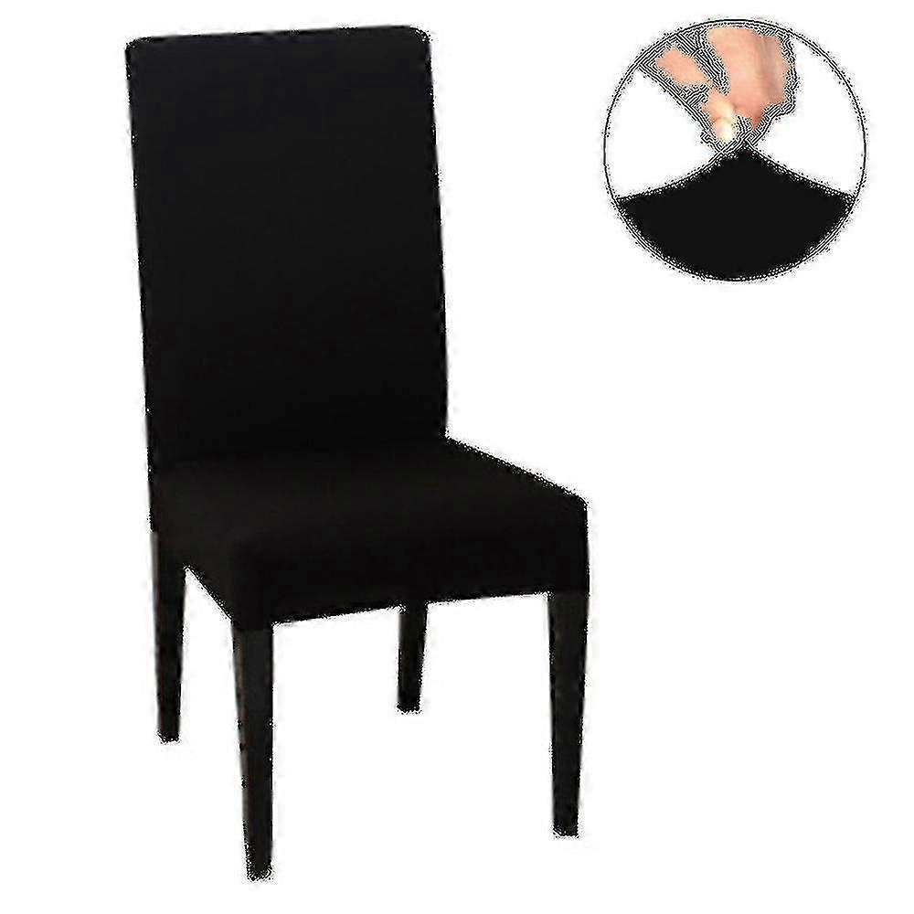 Dining chair slipcovers for table set - 4 pack removable stretchable