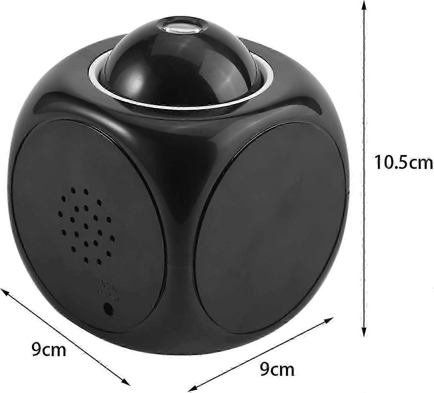 Projection alarm clock, LED wall clock with voice temperature announcement