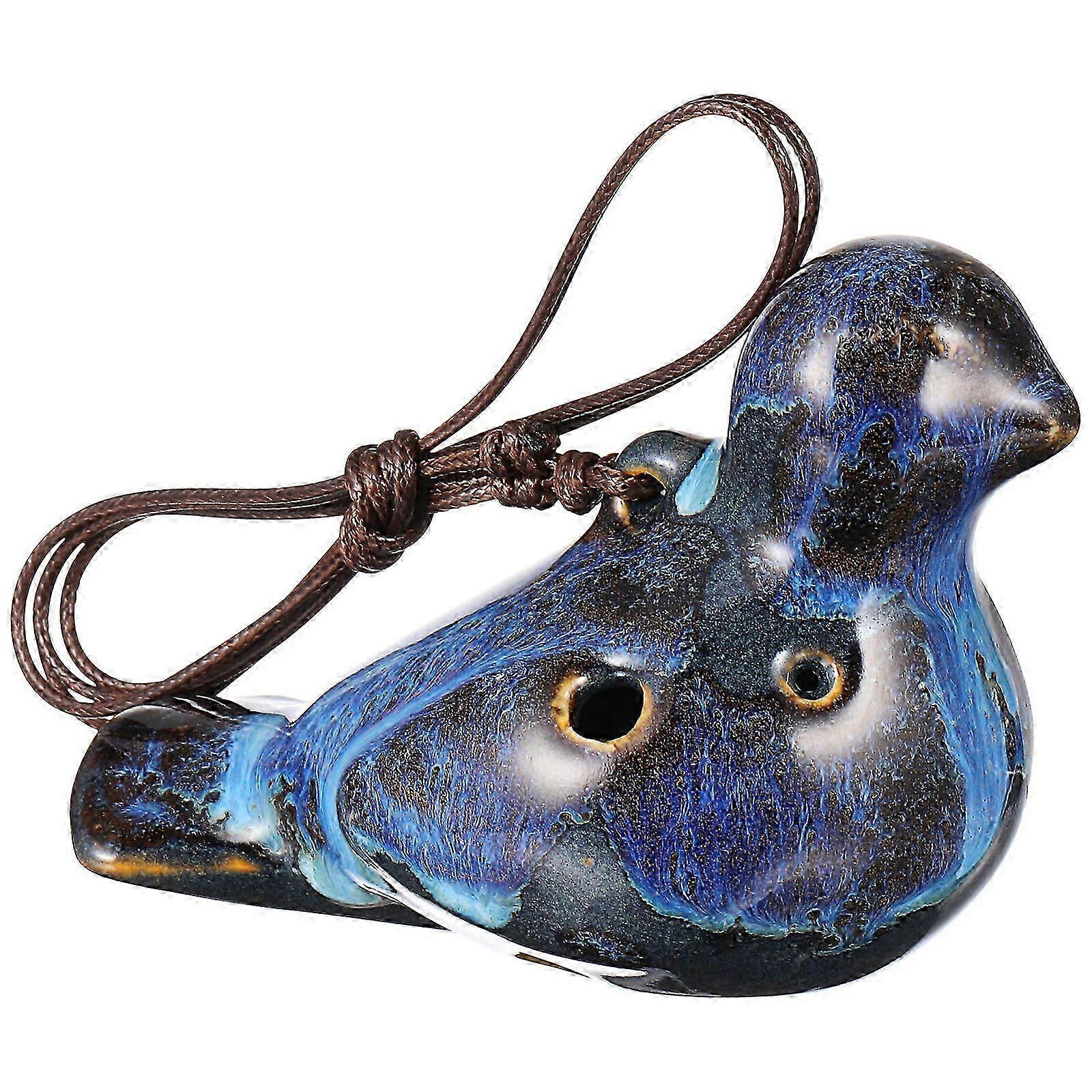 Ocarina à 6 trous compatible avec Playing Bird Design