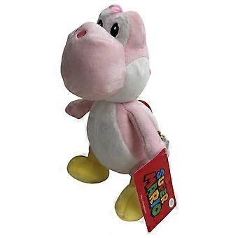NINTENDO Super Mario 8" Pink Yoshi Plush Toy