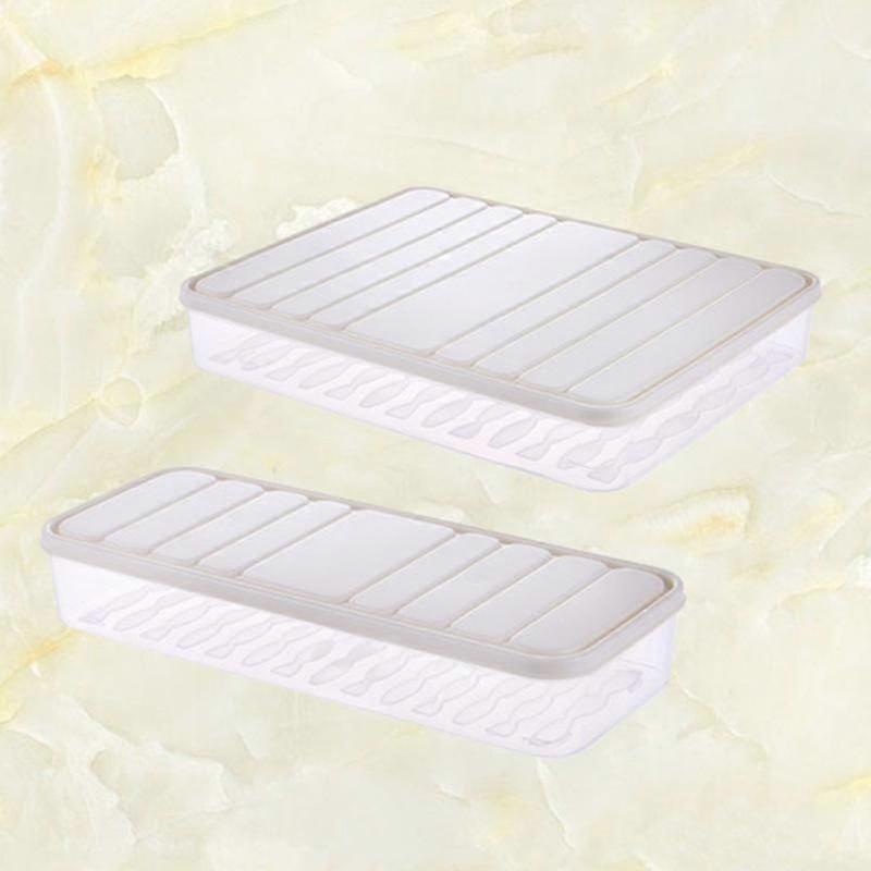 2-Pack Airtight Crisper Drawer for Fridge Storage