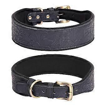 Elegante collare regolabile per cani in PU.
