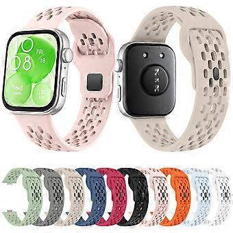 Mesh Reverse Buckle Silicone Watch Band For Huawei Watch Fit 5 / Fit 5 Pro / Fit 4