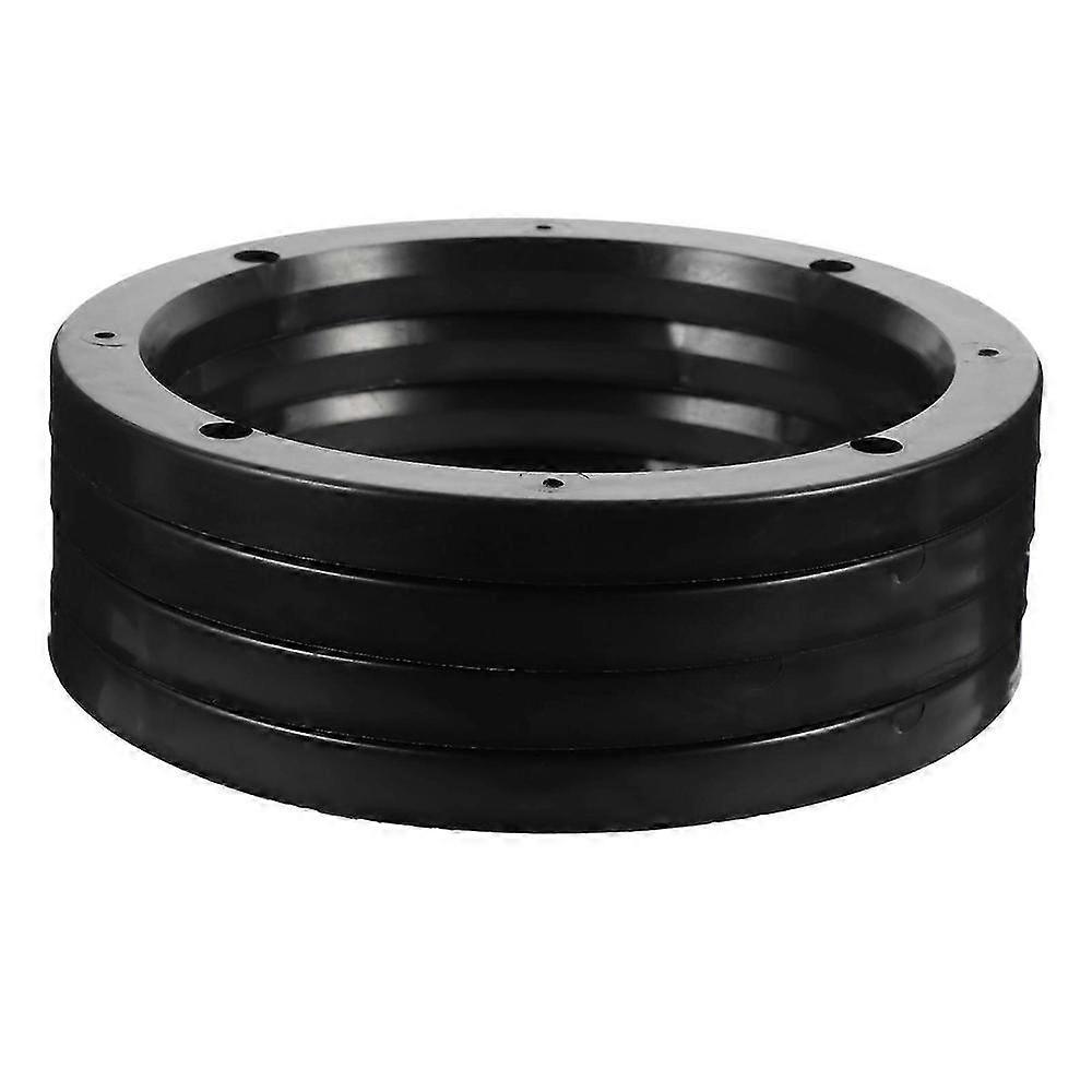 6.5 Inch Car Speaker Mount Rings, 2 Pairs, Sturdy ABS Plastic, Stackable, Custom Installation