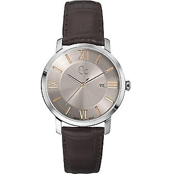 Gc slim class Quartz Analog Man Watch with X60016G1S Crocodile Skin Bracelet