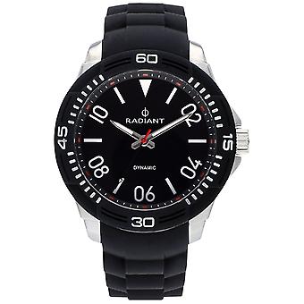 Radiant aren Quartz Analog Man Watch with RA503601T Silicone Bracelet