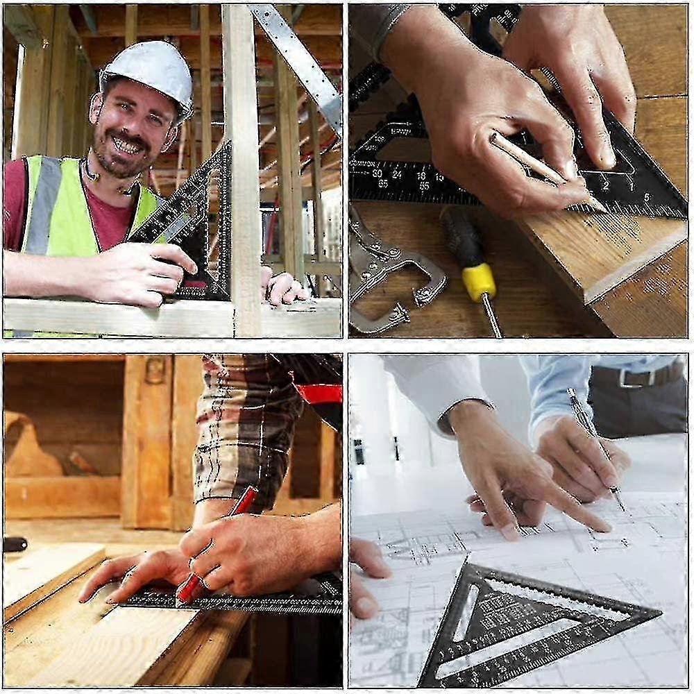 7 Inch Rustproof Aluminium Triangle Ruler