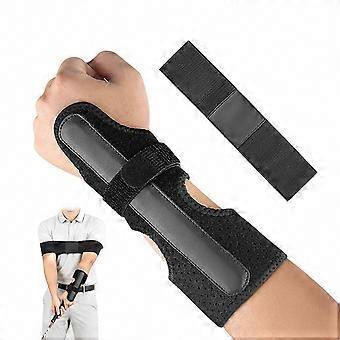 Beginner Practice Golf Swing Posture Corrector - Wrist Brace & Arm Band Set
