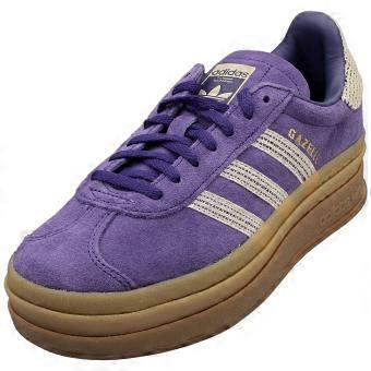 adidas Gazelle Bold Femmes Fashion Trainers en Violet Blanc Cassé