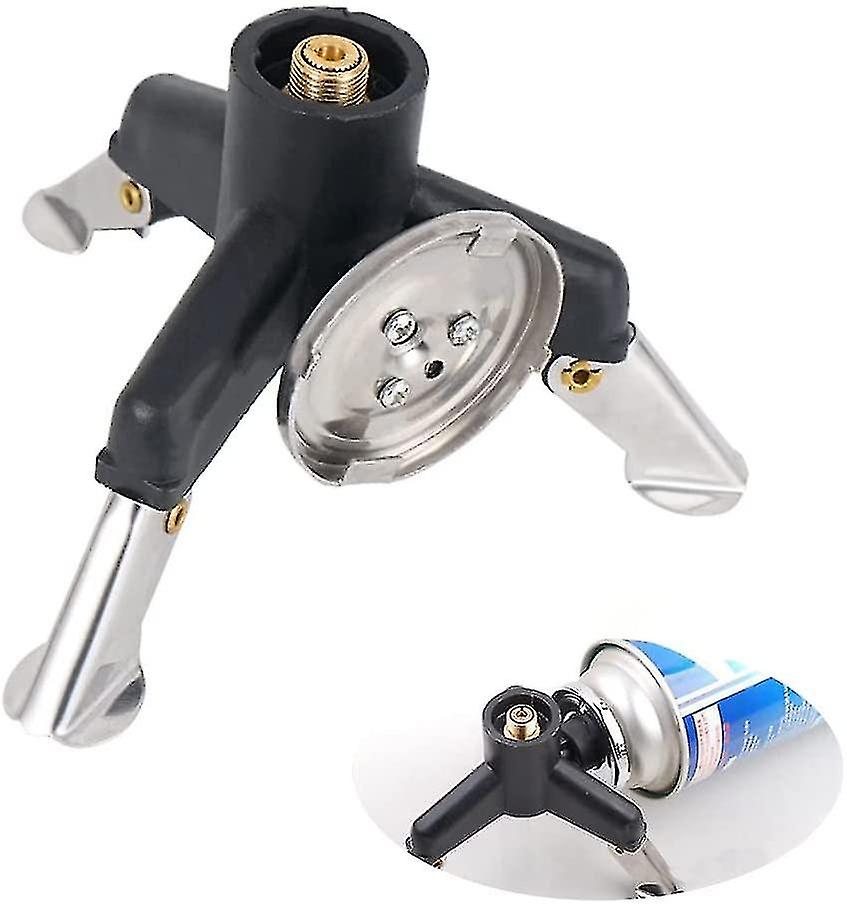Outdoor Triangle Burner Converter, Gas Tank Adapter, Camping Stove Connector Gas Bottle Adapter
