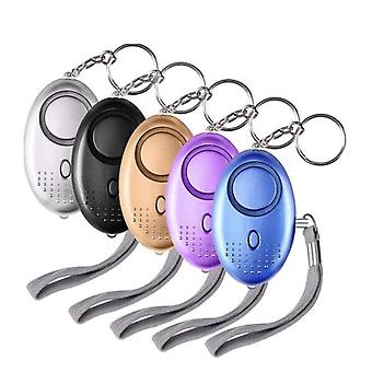 Paquete de 5 140db Llavero de alarma de seguridad personal con luz led, alarma personal