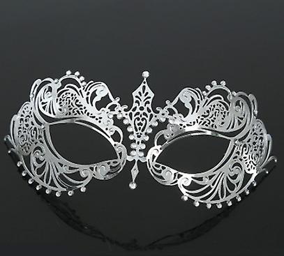 الفاخرة الرجال والنساء قناع معدني مثير نصف الوجه عصابة العينين حفلة تنكرية الأميرة اللباس قناع 2PCS
