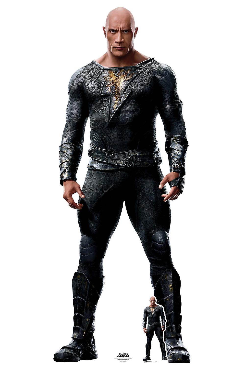 Black Adam Lifesize Cardboard Cutout Dwayne Johnson Official Standee