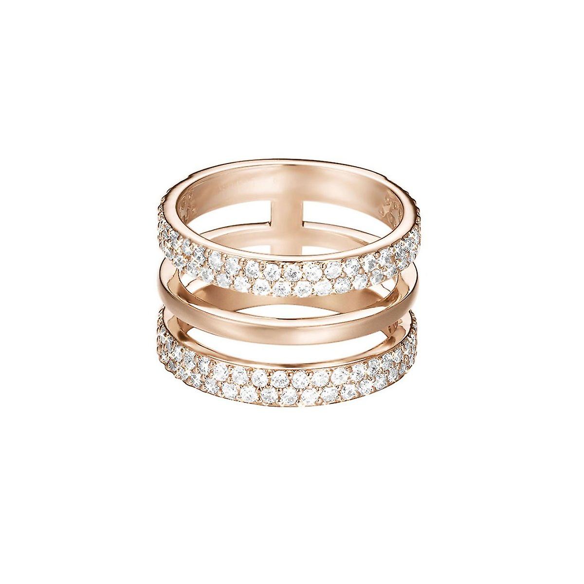 ESPRIT women's ring stainless steel Rosé JW52896 cubic zirconia ESRG02784C