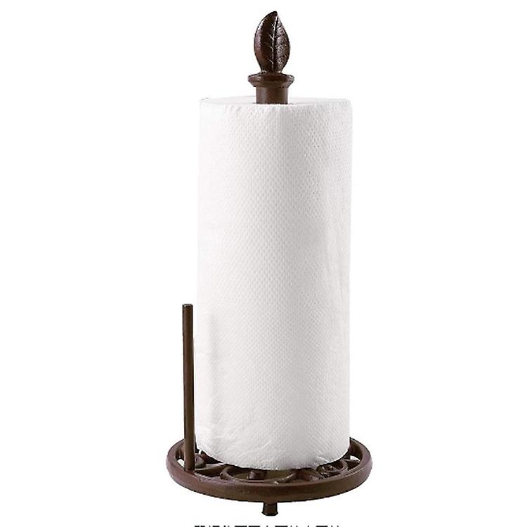 Pipeline Paper Towel Holder in the Shape of a Tap on Pipe Industrial Style Iron