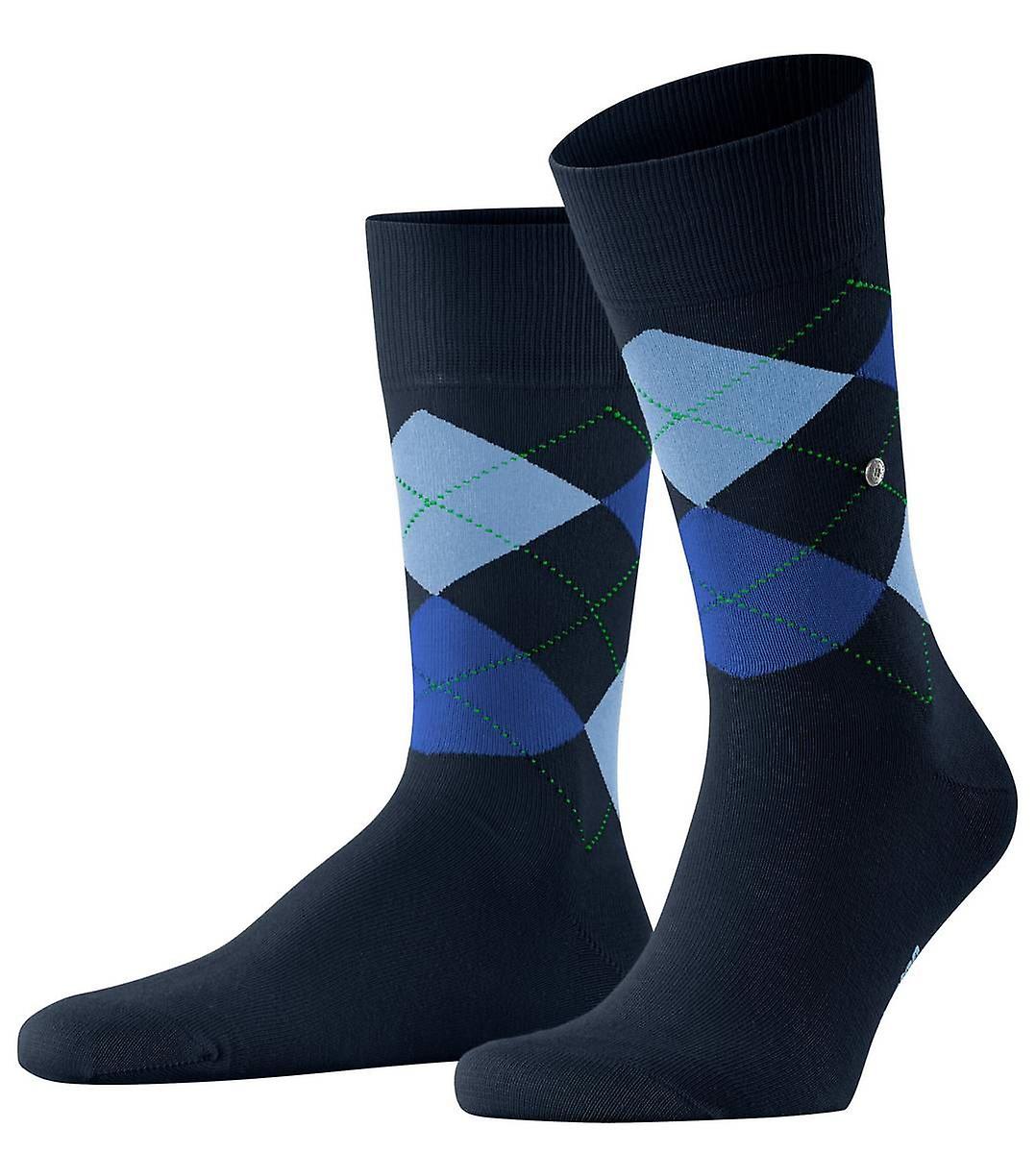 Burlington King Socks - Marine Navy