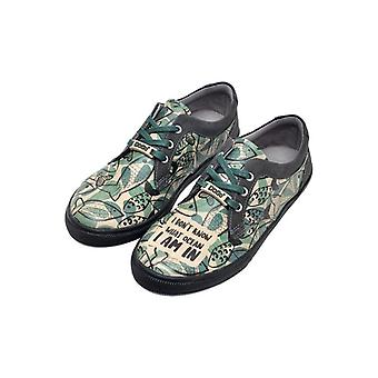 Vegan Leather Sneakers - Paint Your Dreams Design - Cord